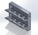 Shoe Rack (2x4 pairs)
